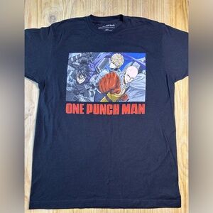 Black and Red One Punch Man Short Sleeve Tee - size Large (fits slim)
